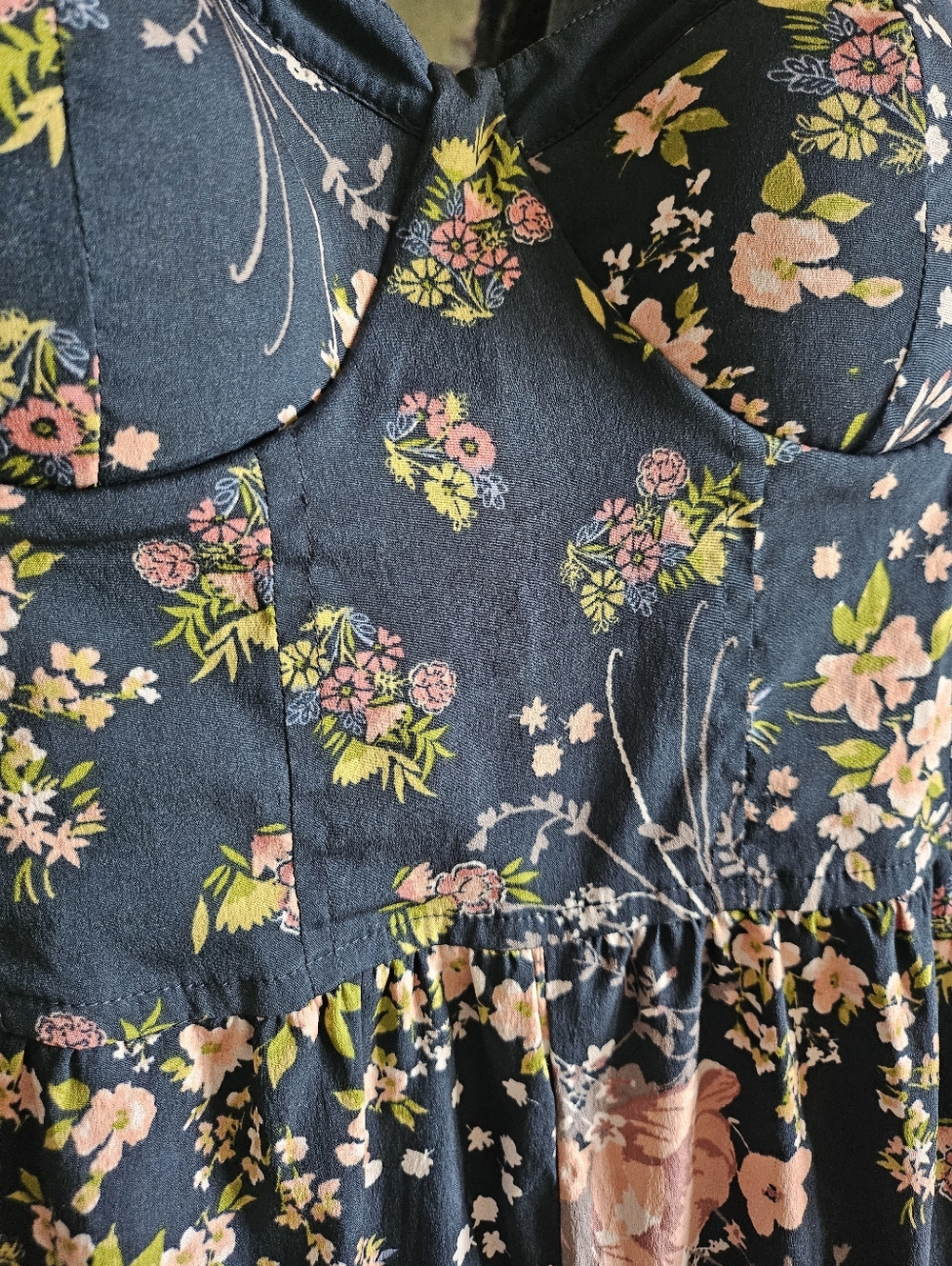 Band of Gypsies Navy Floral Jumpsuit